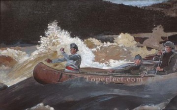 ラピッズでの撮影 リアリズム海洋画家ウィンスロー・ホーマー Oil Paintings